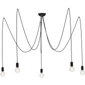 Nowodvorski Lighting Spider 6788 lampa wisząca 5x25 W czarna