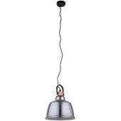 Nowodvorski Lighting Amalfi Smoked 8380 lampa wisząca 1x25 W srebrna