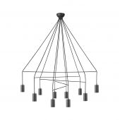 Nowodvorski Lighting Imbria 9680 lampa wisząca powyżej 6x10 W czarna