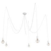 Nowodvorski Lighting Spider 9744 lampa wisząca 5x25 W biała