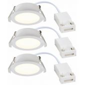 Nordlux Olea 2510400101 lampa do zabudowy 1x4.4 W biała