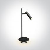 One Light Diodor 61132ABW lampa biurkowa 2x6 W czarny