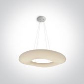 One Light Apidea 63110CW lampa wisząca 1x80 W biała