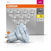 Osram Base 4058075036680 żarówki led multipack 10x4.3 W 2700 K gu10