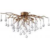 Paul Neuhaus Icicle 809011 lampa podsufitowa 4x40 W mosiądz