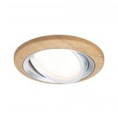 Paulmann Lanati PL92240 lampa do zabudowy 1x6 W drewno