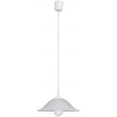 Rabalux Alabastro 3905 lampa wisząca 1x60 W biała