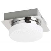 Rabalux Hilary 5661 lampa podsufitowa 1x5 W biała-chrom