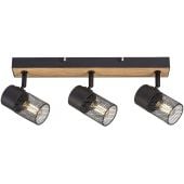 Rabalux Metta 71153 lampa podsufitowa 3x14 W czarna