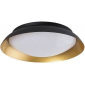 Rabalux Hafsa 71187 lampa podsufitowa 1x24 W czarna-złota