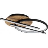 Rabalux Arash 71404 lampa podsufitowa 3x40 W biała-czarna-drewno