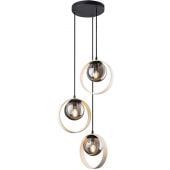 Rabalux Peyton 72063 lampa wisząca 3x15 W czarna