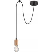 Rabalux Dollien 72071 lampa wisząca 1x60 W czarna