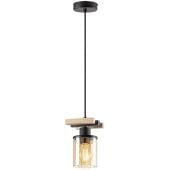 Rabalux Niylah 72081 lampa wisząca 1x25 W czarna