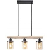 Rabalux Niylah 72083 lampa wisząca 3x25 W czarna