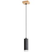 Rabalux Toras 72121 lampa wisząca 1x5 W czarna