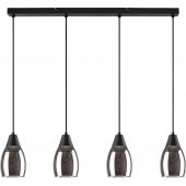 Rabalux Ilmari 72184 lampa wisząca 4x15 W czarna