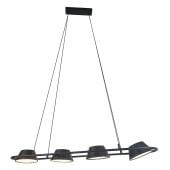 Rabalux Odiss 72218 lampa wisząca 4x36 W czarna