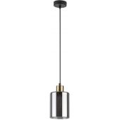 Rabalux Perez 72248 lampa wisząca 1x40 W czarna-przydymiona