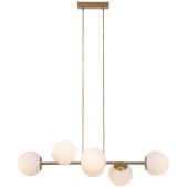 Rabalux Kiara 72249 lampa wisząca 6x35 W złota