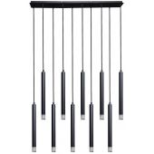 Rabalux Ramira 72364 lampa wisząca x5 W czarna-przezroczysta