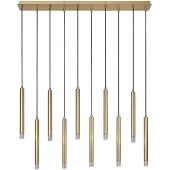 Rabalux Ramira 72365 lampa wisząca x5 W przezroczysta-złota