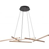 Rabalux Severine 72369 inteligentna lampa wisząca 5x40 W biała-czarna-złota