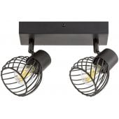 Rabalux Aberama 73002 lampa podsufitowa 2x10 W czarna