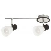 Rabalux Ati 5977 lampa podsufitowa 2x40 W biała-czarna