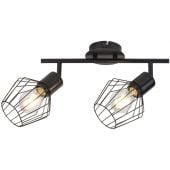 Rabalux Belano 3535 lampa podsufitowa 2x40 W czarna