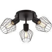 Rabalux Belano 3536 lampa podsufitowa 3x40 W czarna