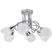 Rabalux Dave 6085 lampa podsufitowa 6x W biała-chrom