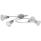 Rabalux Hestia 5302 lampa podsufitowa 4x40 W chrom-przezroczysta