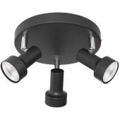 Rabalux Konrad 5324 lampa podsufitowa 3x50 W czarna