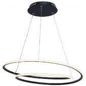 Rabalux Meridia 3257 lampa wisząca 1x40 W czarna