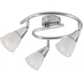 Rabalux Nicolette 6769 lampa podsufitowa 3x40 W biała-chrom