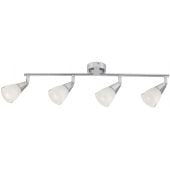 Rabalux Nicolette 6770 lampa podsufitowa 4x40 W biała-chrom