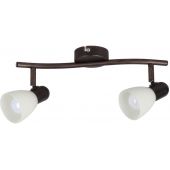 Rabalux Soma 6592 lampa podsufitowa 2x40 W brązowa-kremowa