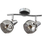 Rabalux Tamara 5347 lampa podsufitowa 2x40 W chrom-przydymiona