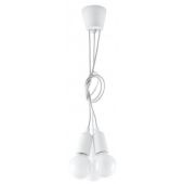 Sollux Lighting Diego SL0570 lampa wisząca 3x60 W biały