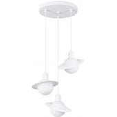 Sollux Lighting Hyperion SL1357 lampa wisząca 3x8 W biała