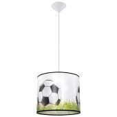 Sollux Lighting Piłka SL1428 lampa wisząca 1x15 W biała-czarna-zielona