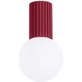 Sollux Lighting Halo SL1748 lampa podsufitowa 1x8 W biała-burgund