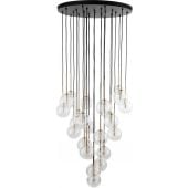 TK Lighting Nilos 10099 lampa wisząca powyżej 6x W czarna-złota