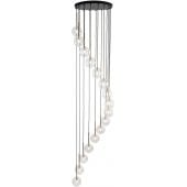 TK Lighting Aurora 10182 lampa wisząca powyżej 6x6 W czarna