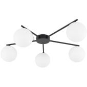 TK Lighting Elton 10262 lampa podsufitowa 5x8 W czarna