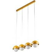 TK Lighting Bono 10267 lampa wisząca 4x8 W żółta