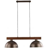 TK Lighting Oslo 4507 lampa wisząca 2x15 W brązowy
