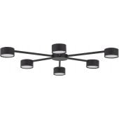 TK Lighting Avia Black 4692 lampa podsufitowa 6x10 W czarna