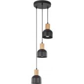 TK Lighting Cairo 4895 lampa wisząca 3x15 W czarna